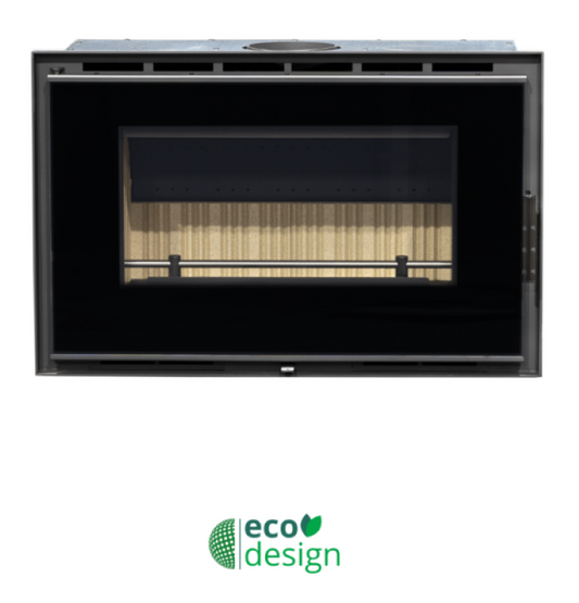 Insertables Con Ventilación A Leña Metlor Modelo Elos 80 Vitrus_0