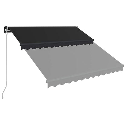 Toldo Retráctil Manual Gris Antracita 350x250 Cm_2
