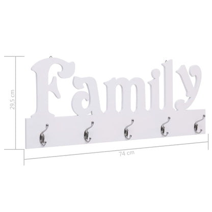 Perchero De Pared Family 74x29,5 Cm_5
