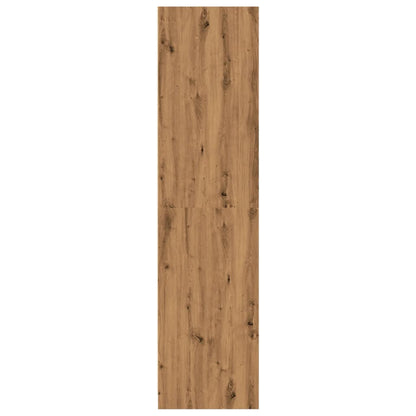 Armario De Madera De Ingeniería Roble Artesanal 100x50x200 Cm_4