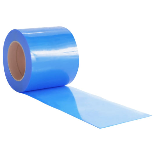 Vidaxl Tira De Cortina Para Puertas Pvc Azul 200x1,6 Mm 10 M_0