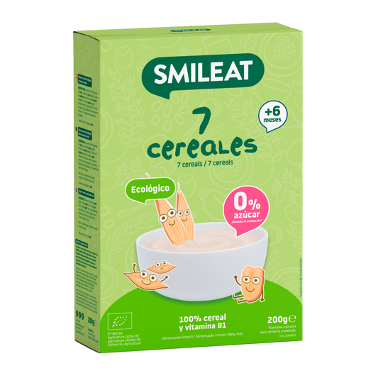 Papilla de 7 Cereales Eco Smileat 200 g
