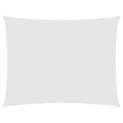 Toldo De Vela Rectangular Tela Oxford Blanco 6x7 M_0