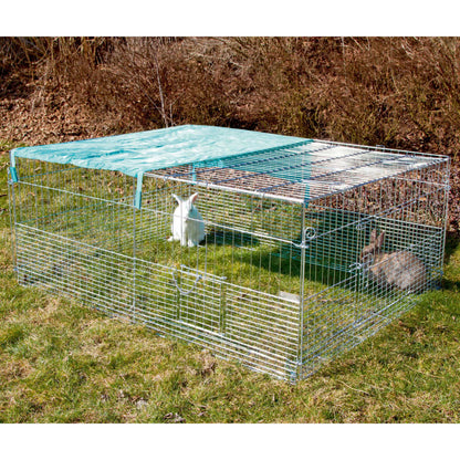 Kerbl Recinto De Granja Animales Jóvenes Barrera Cromado 144x112x60 Cm_1