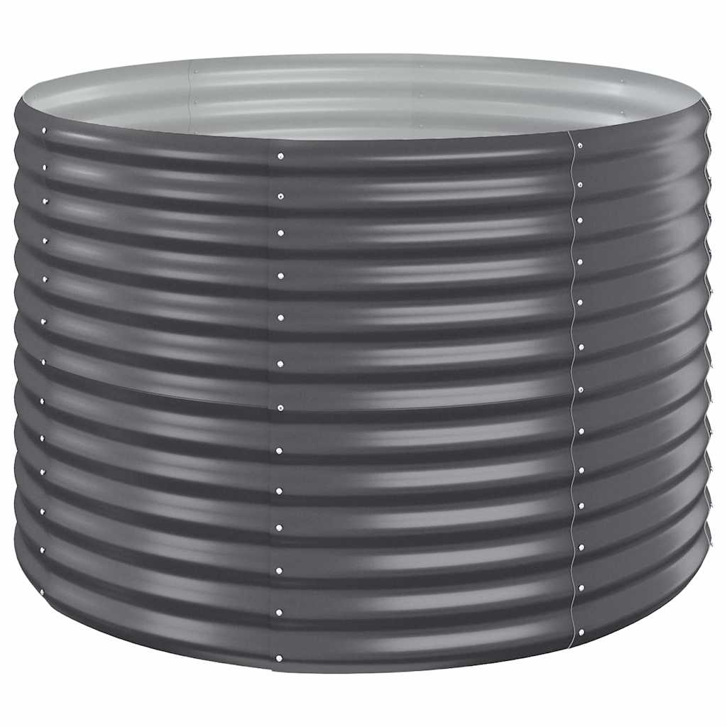 Jardinera Arriate Acero Galvanizado Antracita 100x100x68cm_0