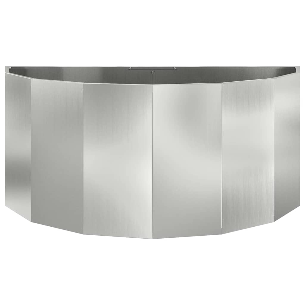 Jardinera Plateado 120 X 60 X 50 Cm Acero Galvanizado_4