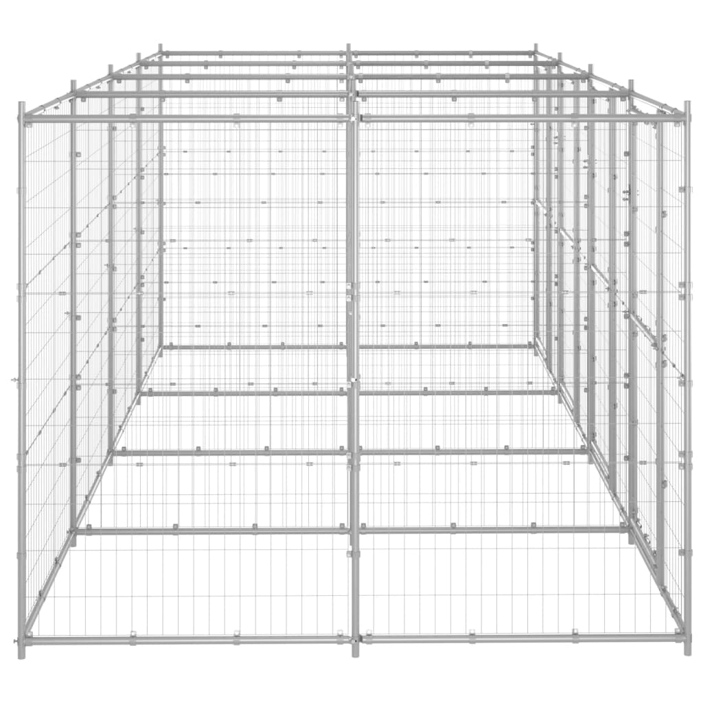 Perrera De Exterior De Acero Galvanizado 9,68 M²_2