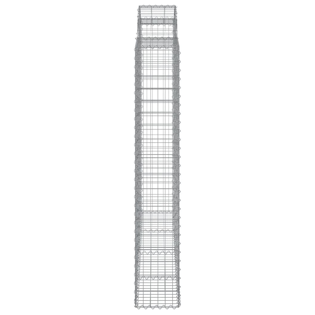 Cestas Gaviones 11 Uds Forma De Arco Hierro 200x50x180/200 Cm_4