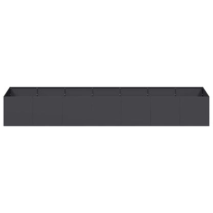 Jardinera De Acero Laminado En Frío Negro 280x80x40 Cm_3