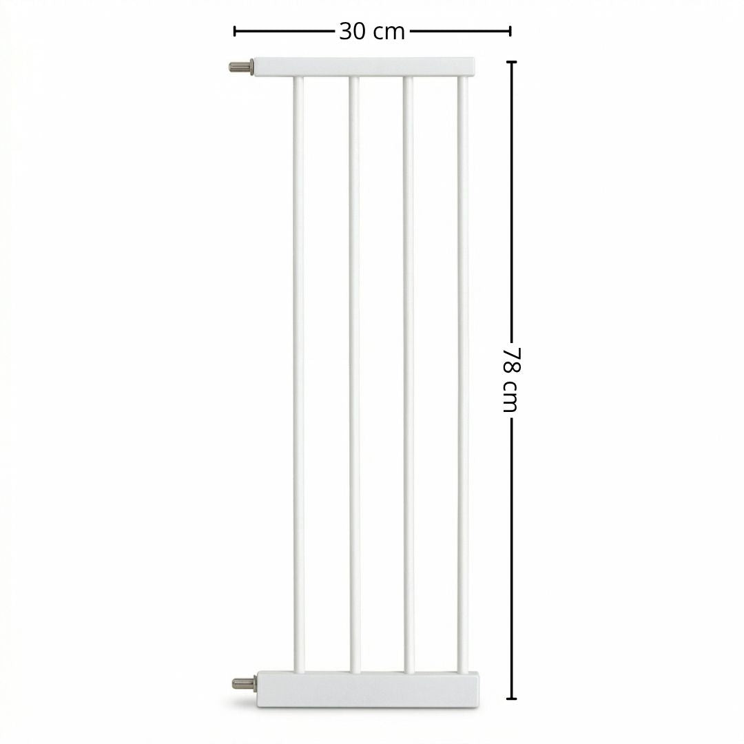 Extensión De 30 Cm Para Valla De Seguridad Infantil Y Para Mascotas, Blanco Bathby_5