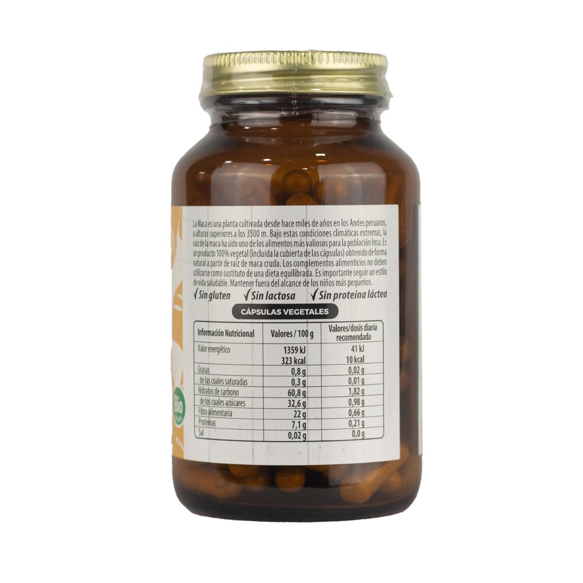 Maca cápsulas Bio EXPERIENCE Naturgreen 120 cápsulas