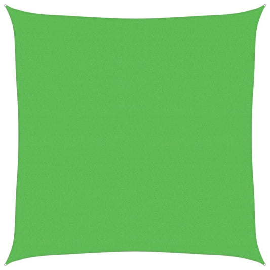 Vidaxl Toldo De Vela Hdpe Verde Claro 160 G/m² 6x6 M_0