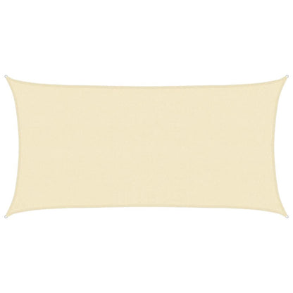 Vidaxl Toldo De Vela Crema Hdpe 160 G/m² 2,5x4,5 M_0