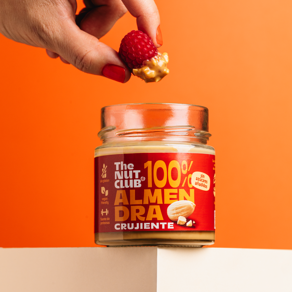 Pack crema 100% almendra crujiente 4 uds The Nut Club 720g_3