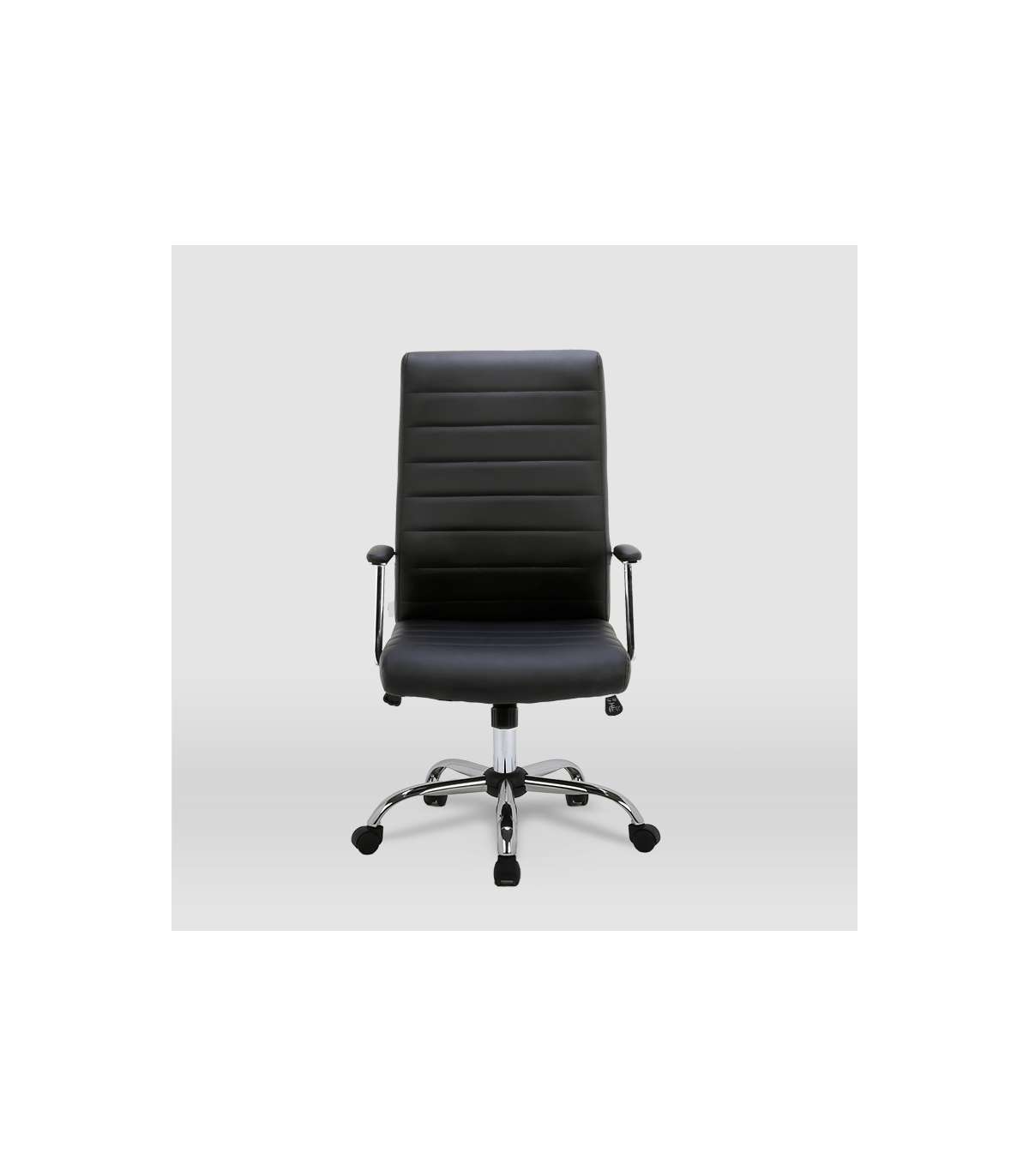 Silla De Oficina Lara Acabado Negro. Alto: 107/117cm Ancho: 57.5cm Fondo: 60.5cm._0