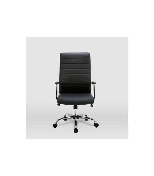 Silla De Oficina Lara Acabado Negro. Alto: 107/117cm Ancho: 57.5cm Fondo: 60.5cm._0