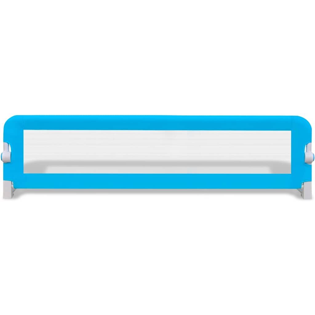 Vidaxl Barandilla De Seguridad Cama De Niño 150x42 Cm Azul_2