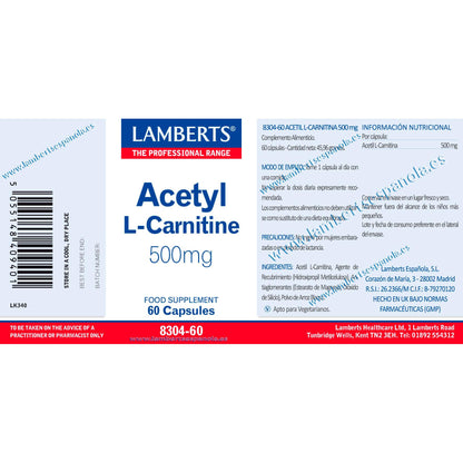 Acetil-L-carnitina Lamberts