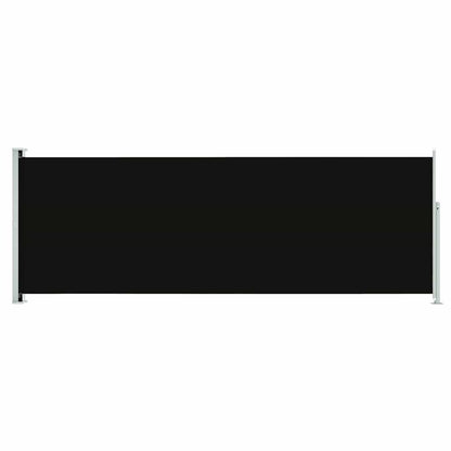 Vidaxl Toldo Lateral Retráctil Para Patio Negro 220x600 Cm_0
