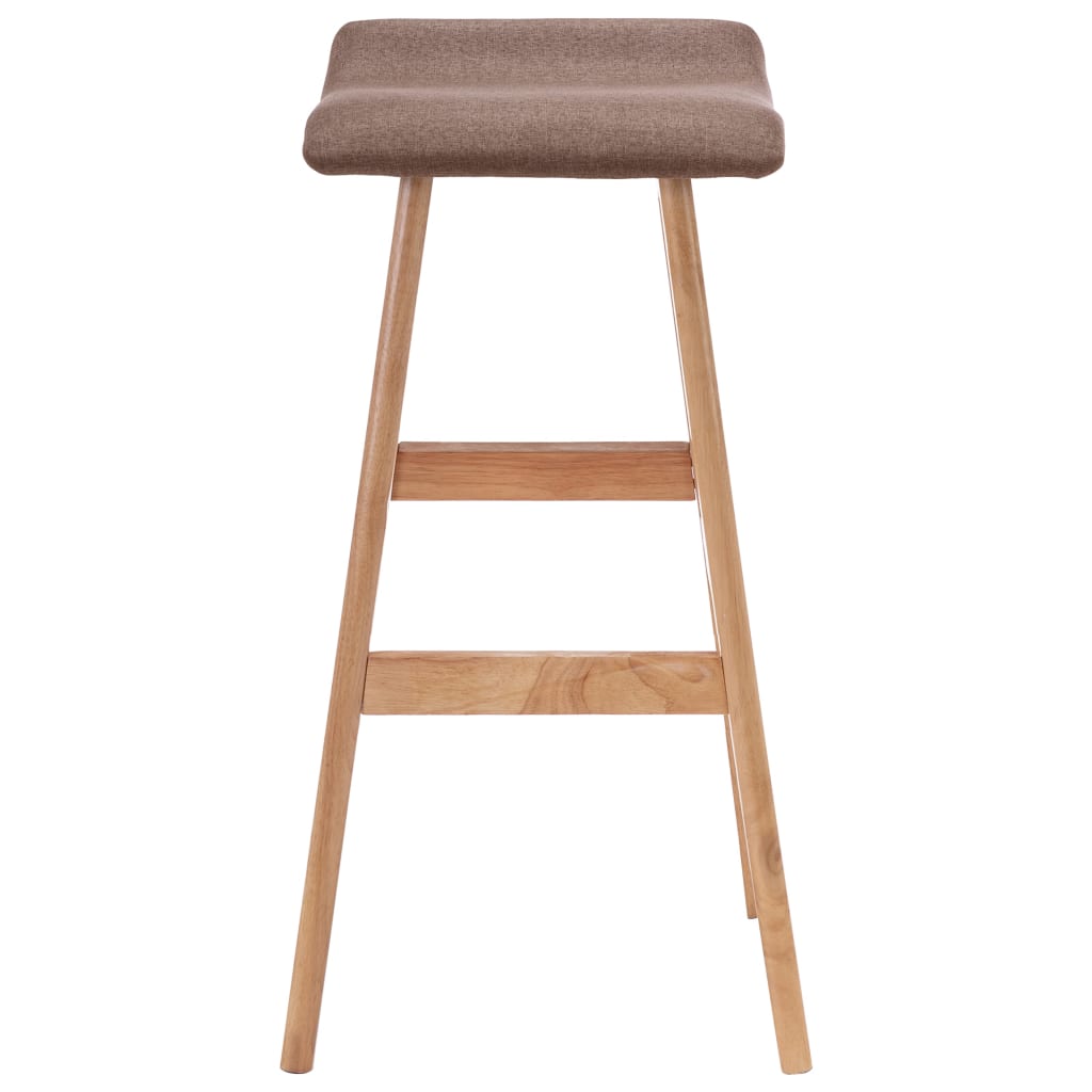 Taburete De Cocina Tela Gris Taupe_0