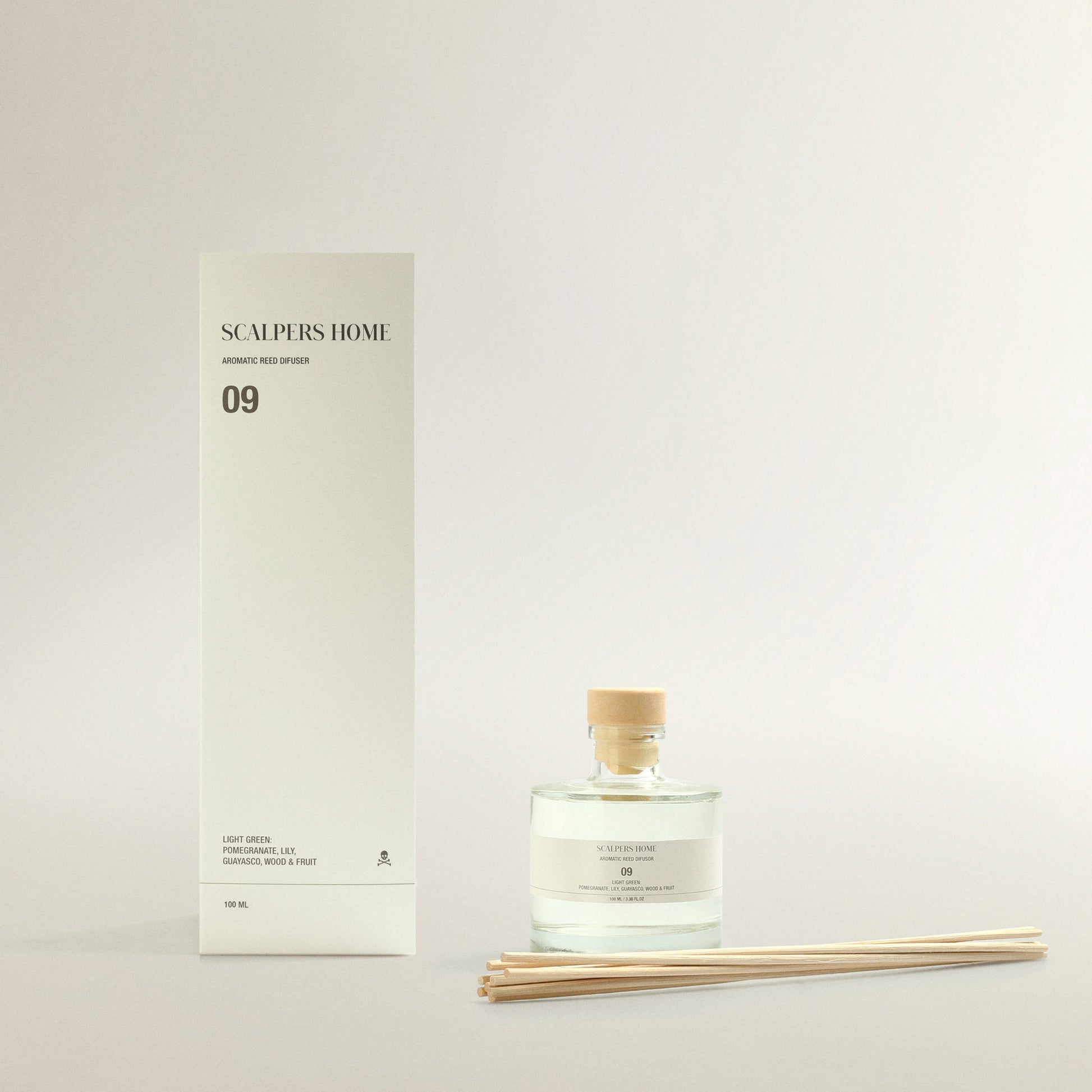 Difusor Mikado 100ml Light Green Scalpers_4