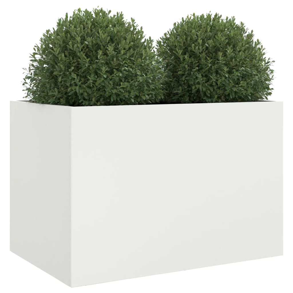 Jardinera Acero Blanco 62x47x46 Cm_3