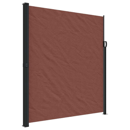 Vidaxl Toldo Lateral Retráctil Marrón 220x500 Cm_0