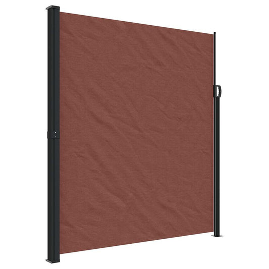 Vidaxl Toldo Lateral Retráctil Marrón 220x500 Cm_0