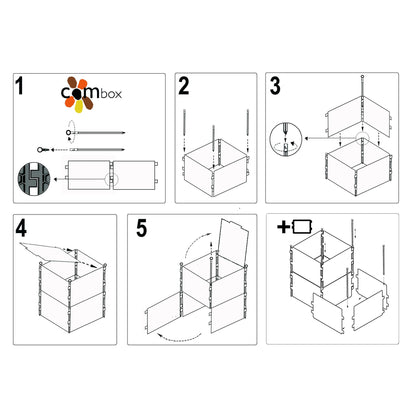 Compostador modular Combox 300 L
