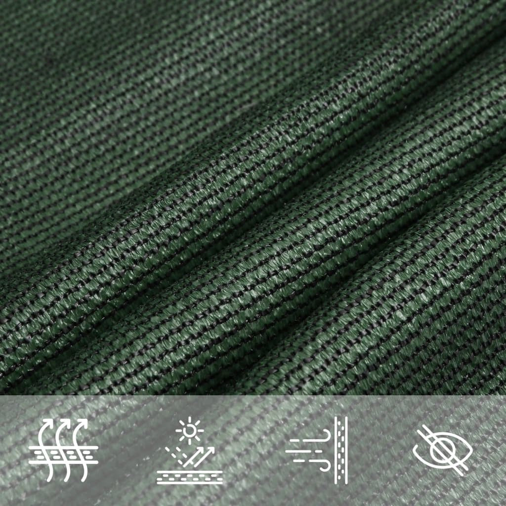 Vidaxl Toldo De Vela Hdpe Verde Oscuro 160 G/m² 3x6 M_4