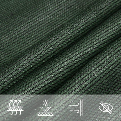 Vidaxl Toldo De Vela Hdpe Verde Oscuro 160 G/m² 3x6 M_4