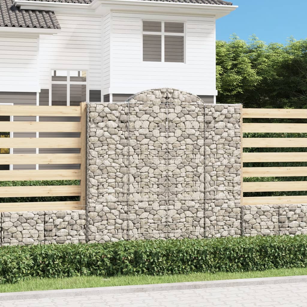 Cestas De Gaviones 6 Uds Forma De Arco Hierro 200x30x200/220 Cm_1