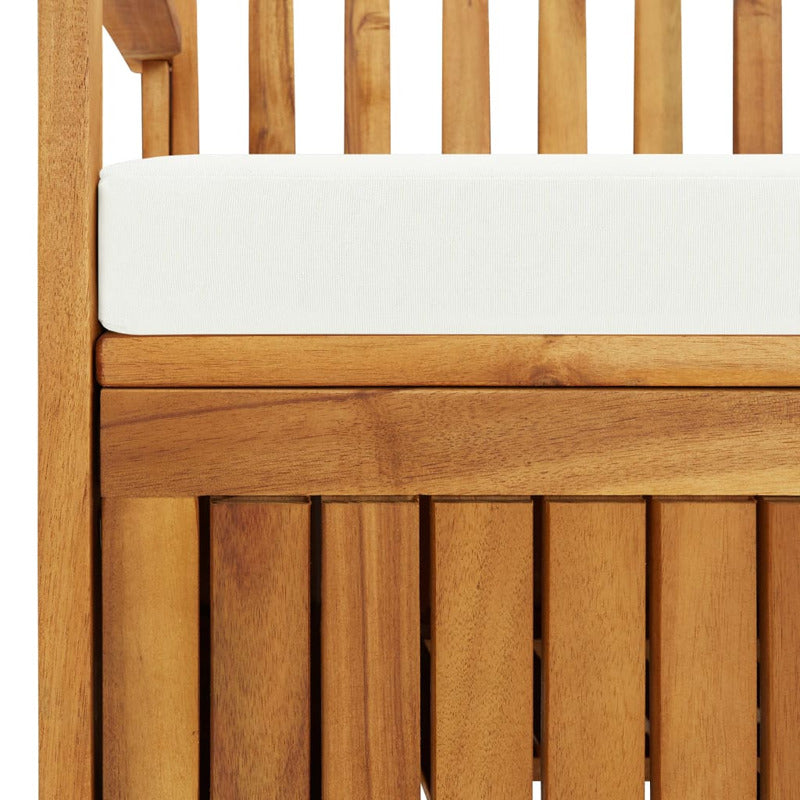 Vidaxl Banco De Almacenaje De Jardín Madera Maciza Acacia 120x63x84 Cm_5