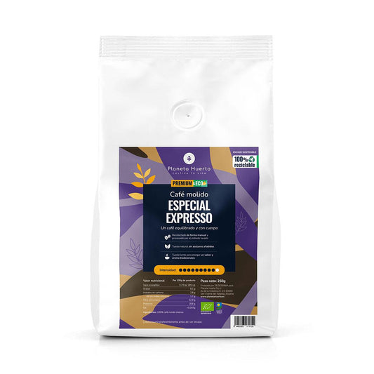 Café molido Eco especial Expresso Planeta Huerto 250 g