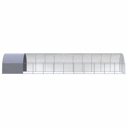 Vidaxl Gallinero De Exterior De Acero Galvanizado 3x12x2 M_3