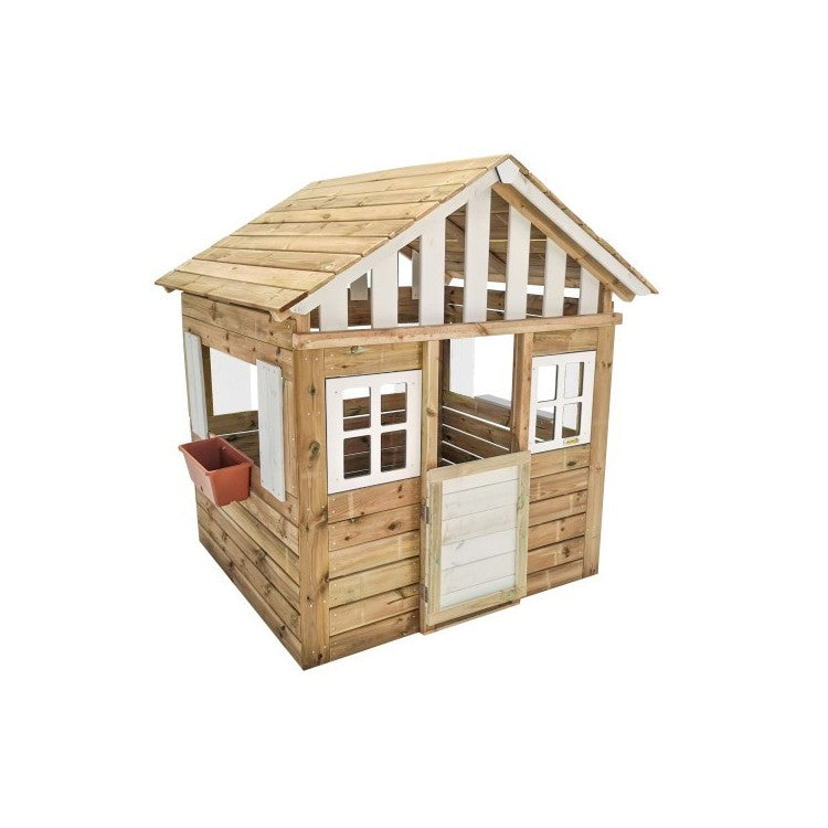 Casita De Madera Masgames Lollipop Xl Blanca Sin Suelo De Madera._0