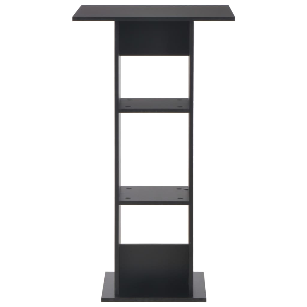 Mesa De Bar Color Negro 60x60x110 Cm_0