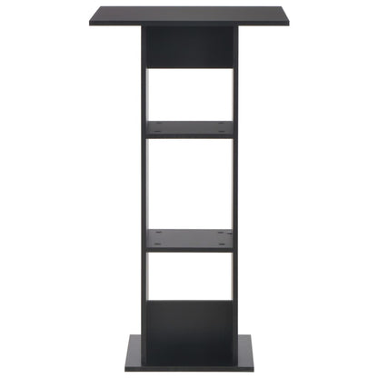Mesa De Bar Color Negro 60x60x110 Cm_0