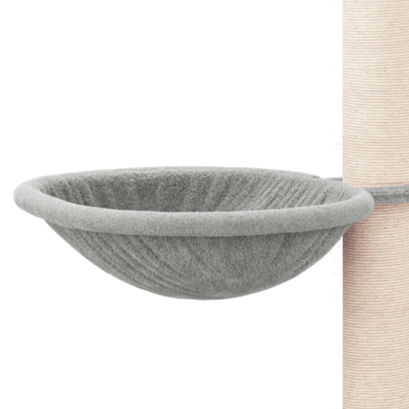 Vidaxl Rascador Para Gatos Con Postes De Sisal Gris Claro 94,5 Cm_5