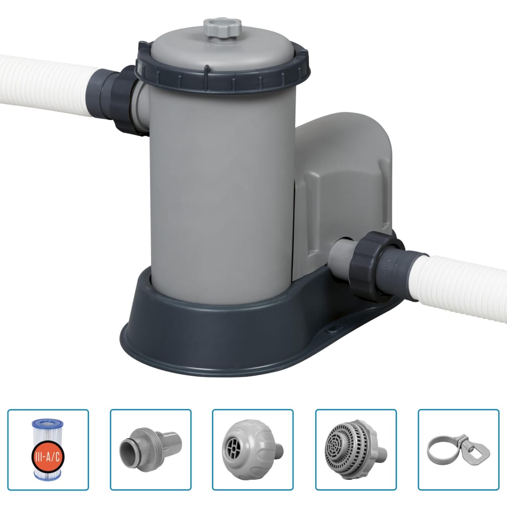 Bestway Conjunto De Piscina Ovalada Power Steel 488x305x107 Cm_2
