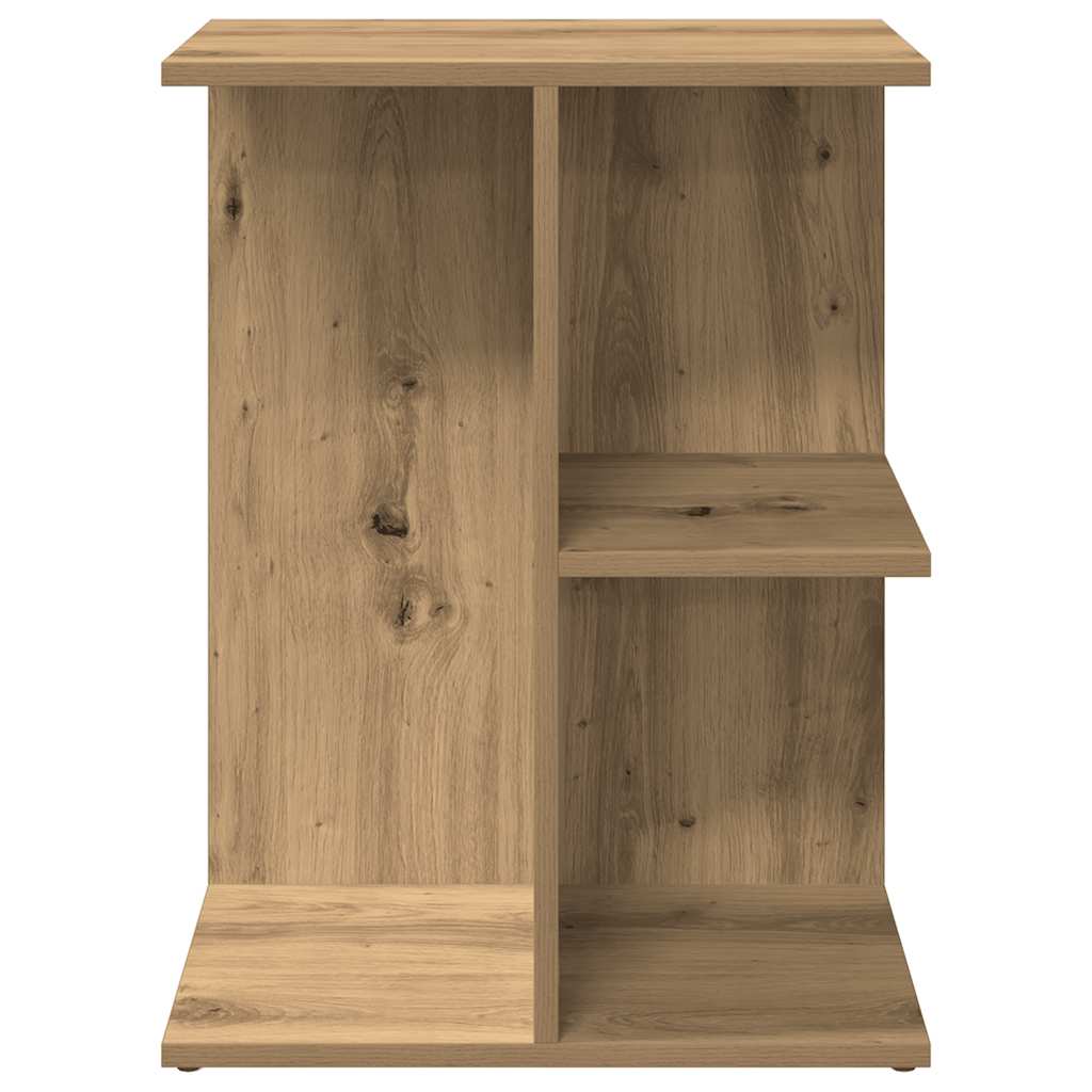 Mesita De Noche Madera Ingeniería Artesanal Roble 46,5x29x61 Cm_2