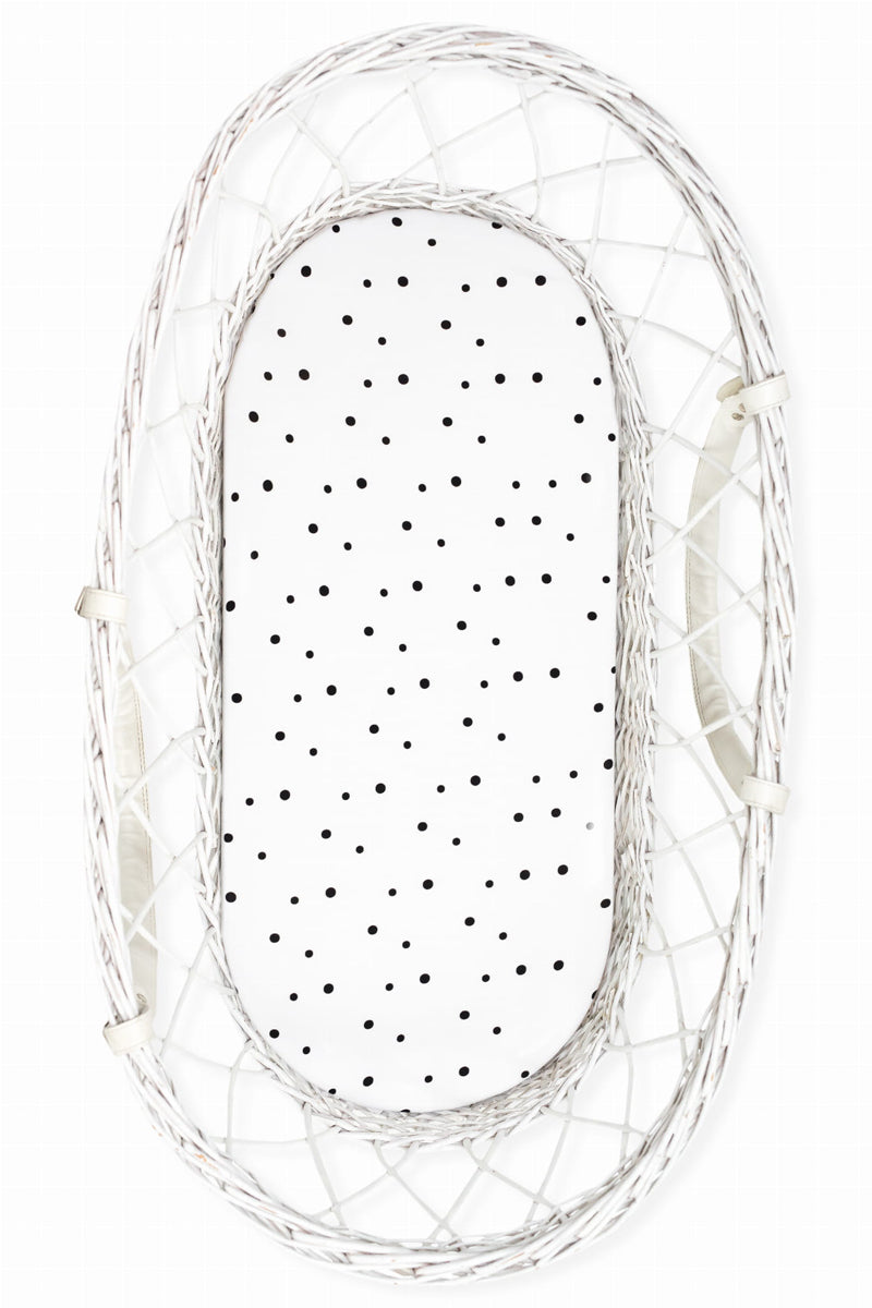 Pack 2 Bajera Capazo Algodón Black Dots-bloom