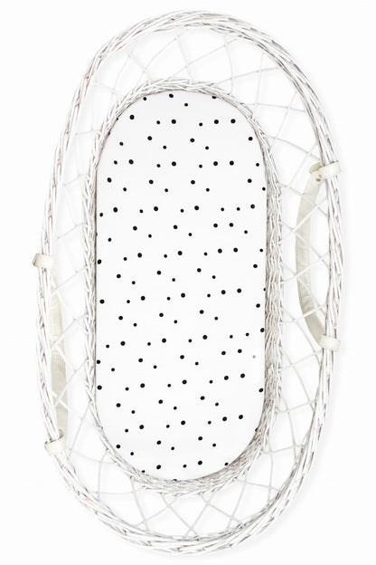 Pack 2 Bajera Capazo Algodón Black Dots-bloom