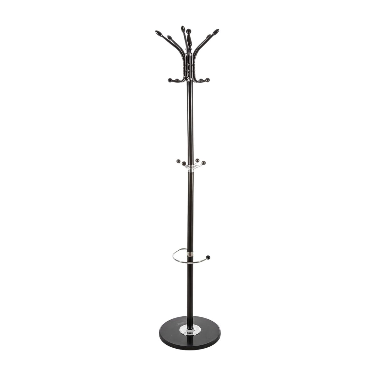 Well Home Perchero De Metal Y Para Paraguas Con 10 Perchas H.182cm_0