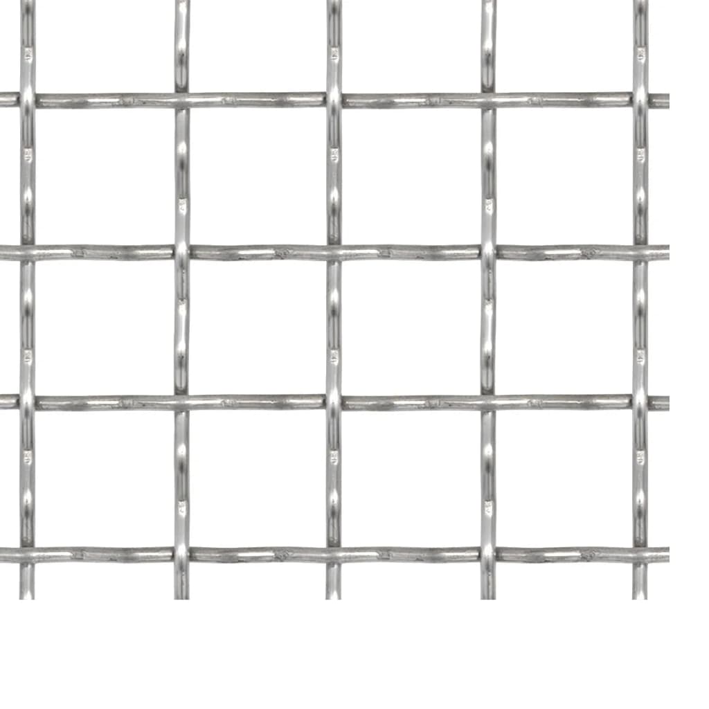 Panel De Malla Alambre Rizado Acero Inox. 100x85 Cm 11x11x2 Mm / Vetonek_2