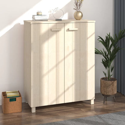 Zapatero Hamar Madera Pino Maciza Marrón Miel 85x40x108 Cm / Vetonek_0