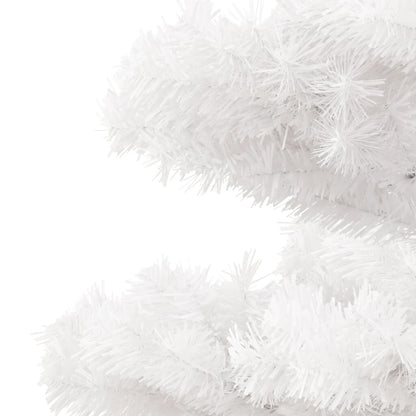 Vidaxl Árbol De Navidad En Espiral Con Luces Y Macetero Blanco 120 Cm_4