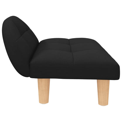 Cama Para Perros De Tela Negra 70x52x30 Cm / Vetonek_3