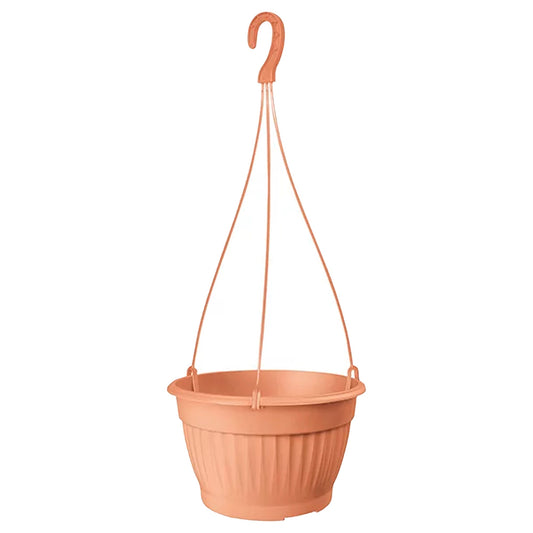 Macetero Colgante Terra 8,5l., Dimensiones (mm) 290x290x180, Color Terracota_0