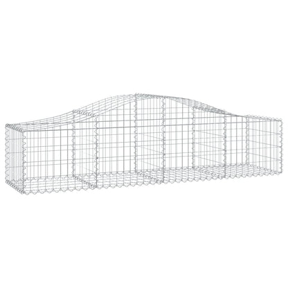 Cestas De Gaviones 50 Uds Forma De Arco Hierro 200x50x40/60 Cm_2